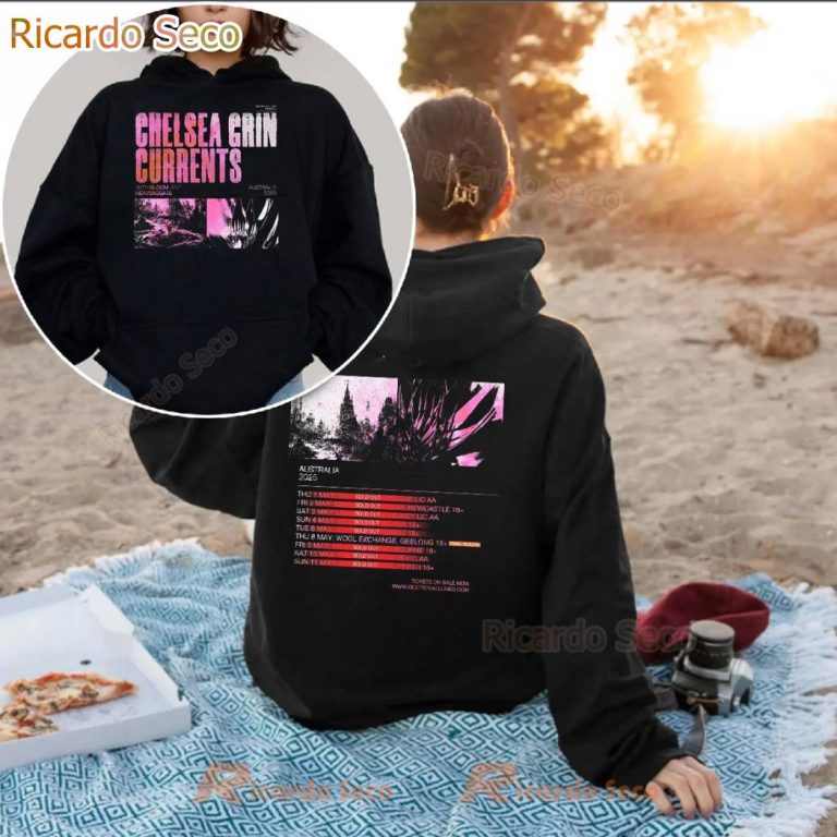 Chelsea Grin Currents Australia 2025 Tour T-shirt-a V9EldZu