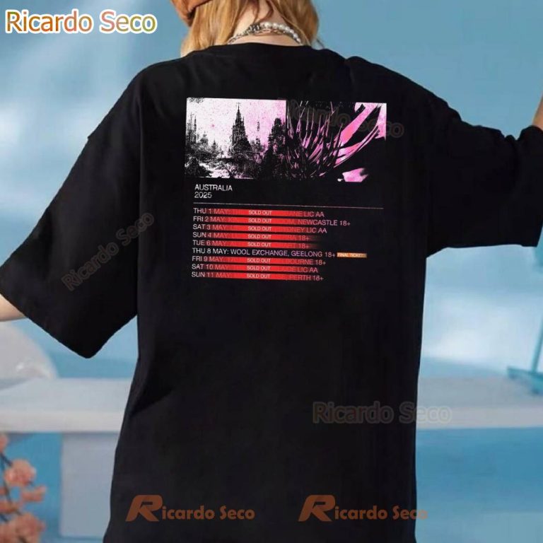 Chelsea Grin Currents Australia 2025 Tour T-shirt-b ZdvHFLh