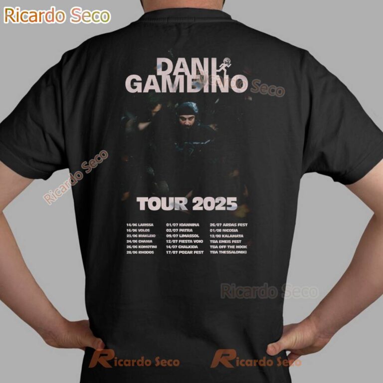 Dani Gambino 2025 Tour T-shirt-b qDFyWTK