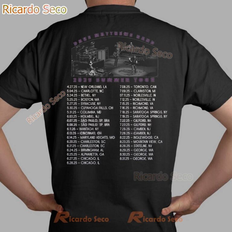 Dave Matthews Band 2025 Summer Tour T-shirt-b Zsv97i1