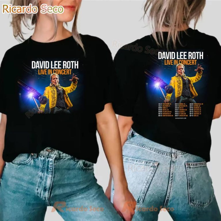 David Lee Roth Summer 2025 Us Tour T-shirt G02YekA