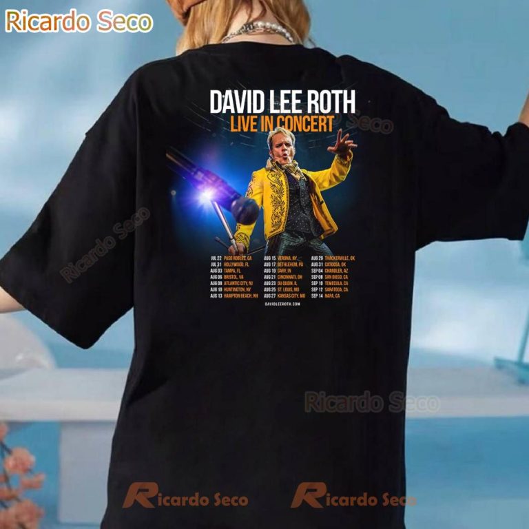 David Lee Roth Summer 2025 Us Tour T-shirt-x 1Mqf4c5