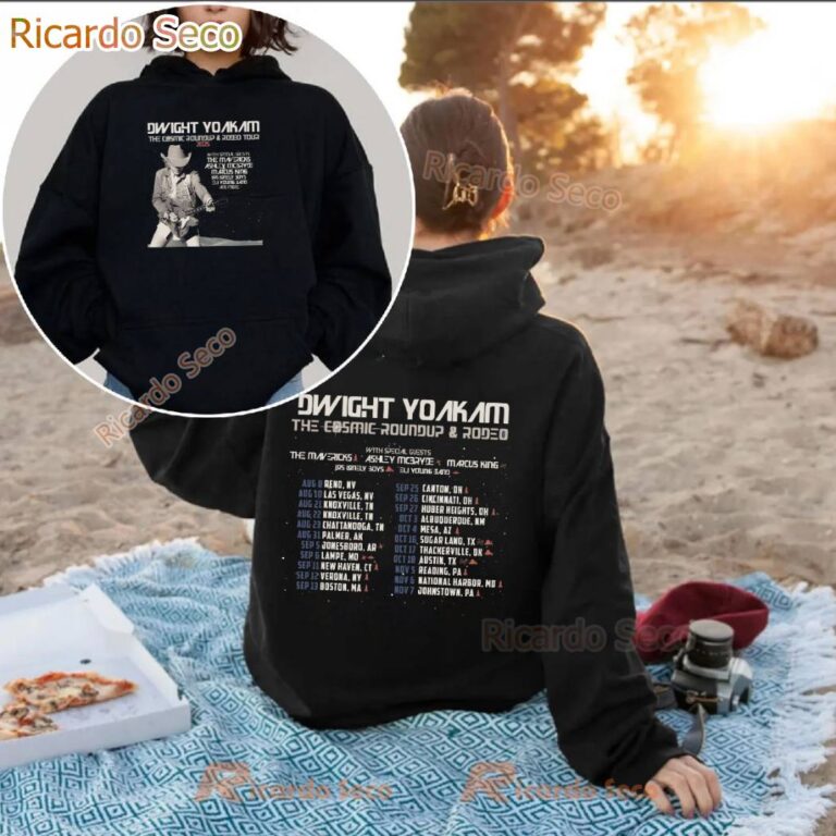 Dwight Yoakam 2025 The Cosmic Roundup & Rodeo Tour T-shirt-a ECa7KAu