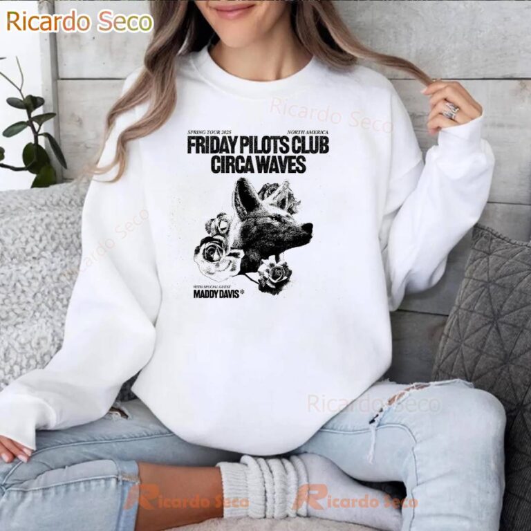 Friday Pilots Club North America Spring Tour 2025 T-shirt-b UrZgzI3