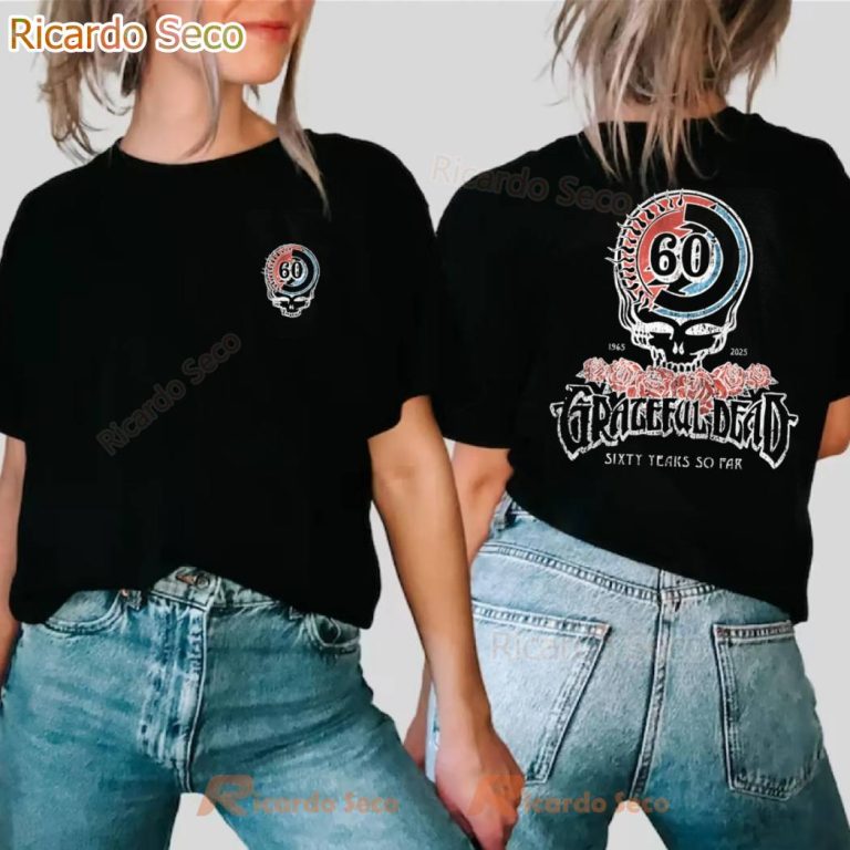 Grateful Dead 60th Anniversary Sixty Years So Far T-shirt-b Fbr4o1I