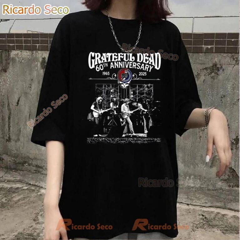 Grateful Dead's 60th Anniversary 1965-2025 Classic Men Shirt FGvuAIy