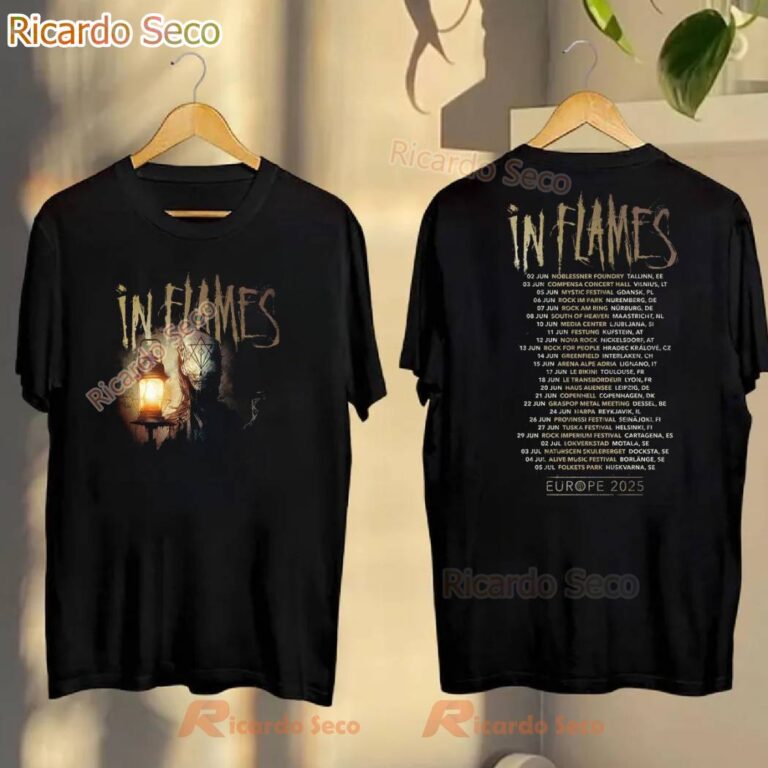 In Flames Europe Tour 2025 T-shirt oyq6b94