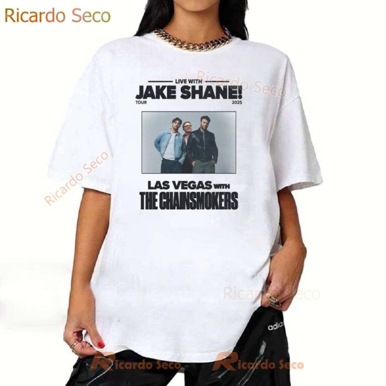 Jake Shane Tour 2025 Live With Jake Shane T-shirt-a piG2RUu
