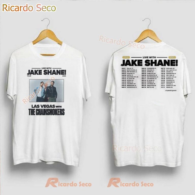 Jake Shane Tour 2025 Live With Jake Shane T-shirt gIa3iAP