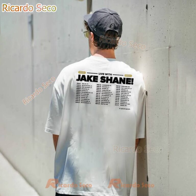 Jake Shane Tour 2025 Live With Jake Shane T-shirt-x DaGKoNg