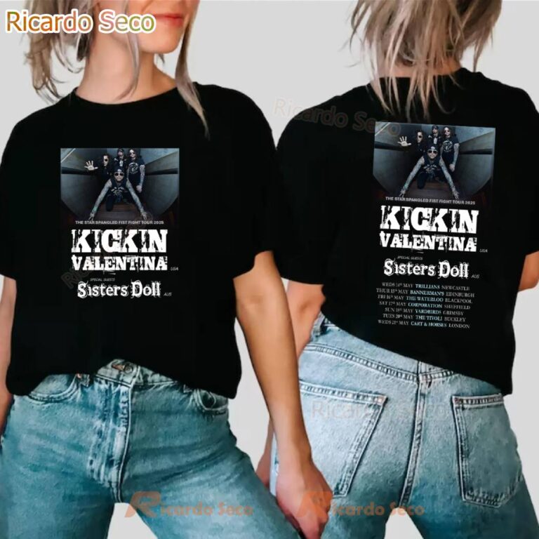 Kickin Valentina The Star Spangled Fist Fight Tour 2025 T-shirt-a CQuyaeS