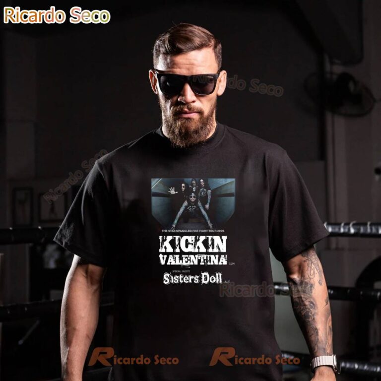 Kickin Valentina The Star Spangled Fist Fight Tour 2025 T-shirt-b zkD96VP
