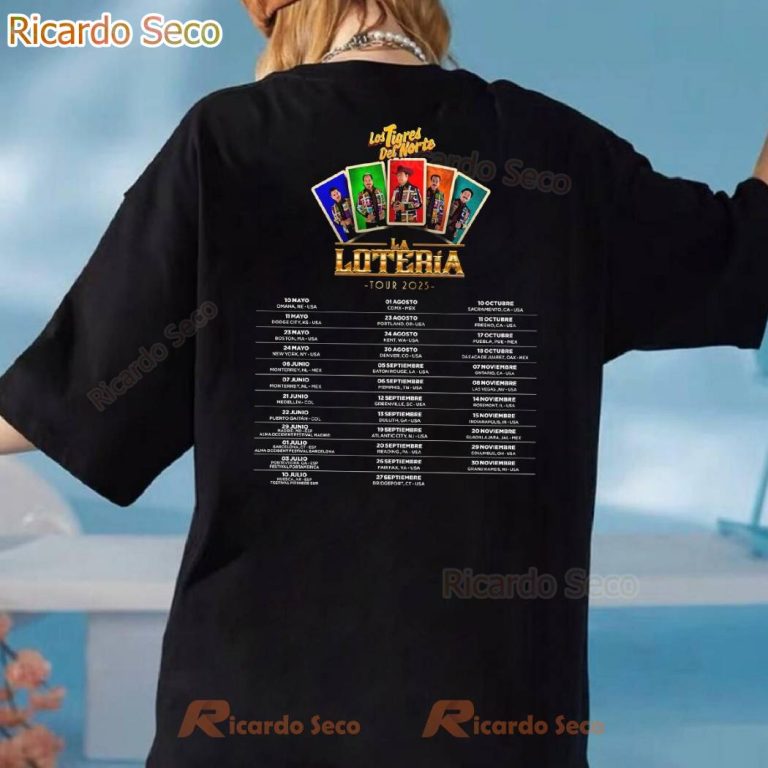 Los Tigres Del Norte La Lotería Tour 2025 T-shirt-b N8CIo4r