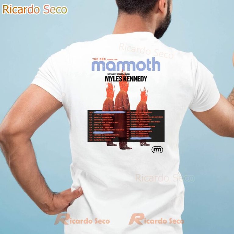 Mammoth The End 2025 Us Tour T-shirt-b O28WQZY