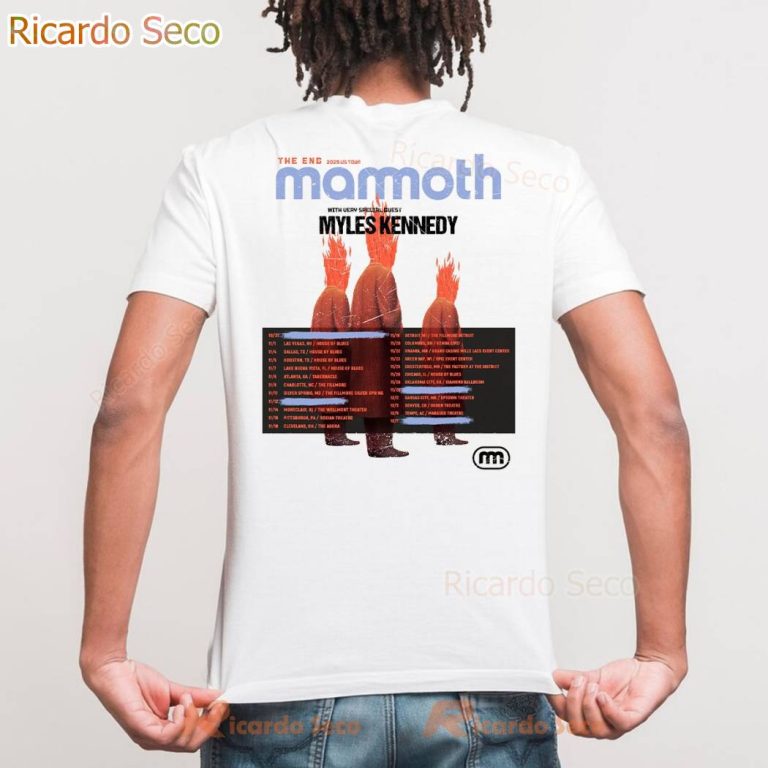 Mammoth The End 2025 Us Tour T-shirt-c LW6Moxj
