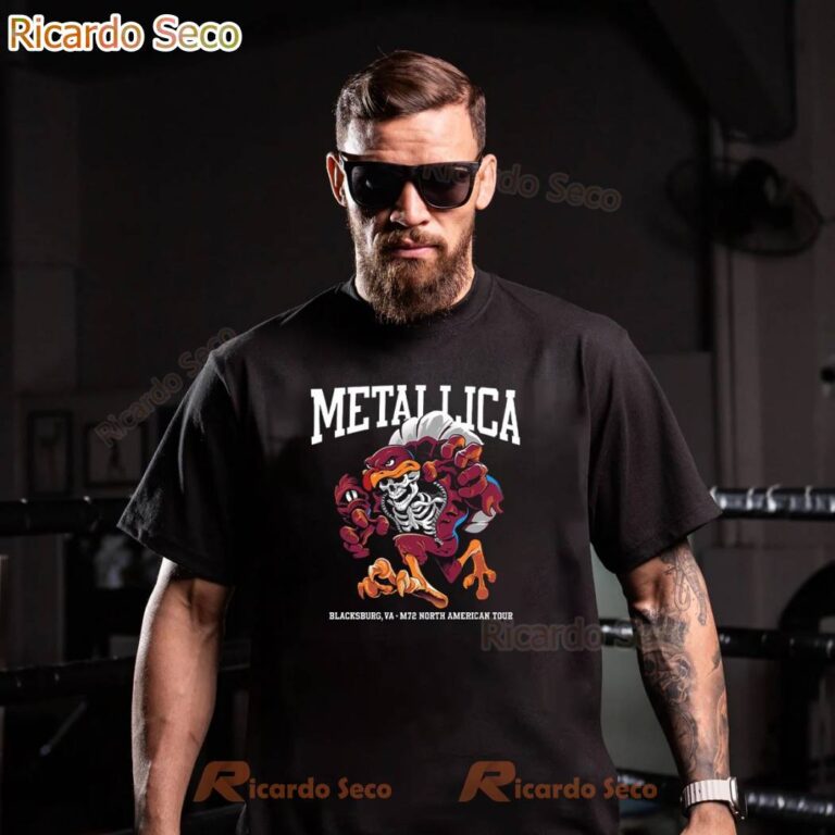 Metallica M72 North America Tour 2025 Blacksburg Va T-shirt-a MKDcEtw