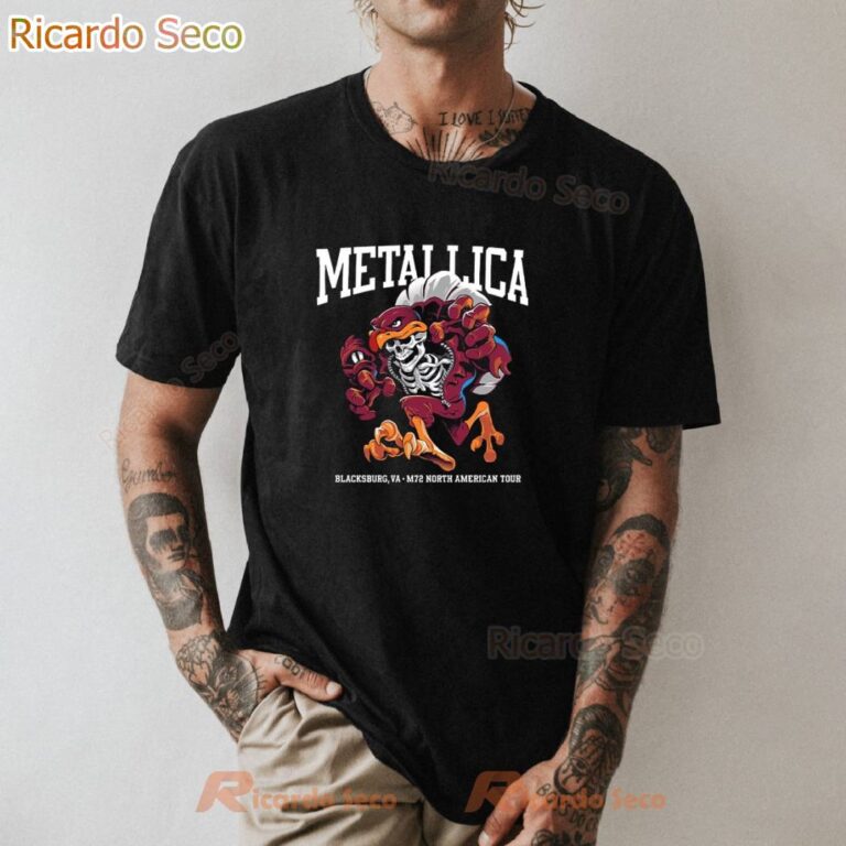 Metallica M72 North America Tour 2025 Blacksburg Va T-shirt-b KuHXm5k