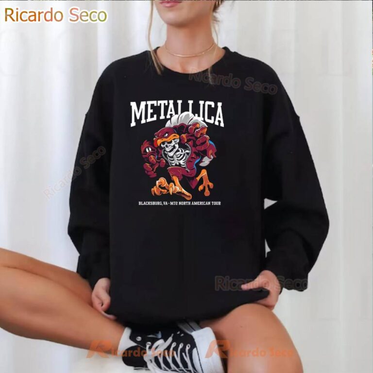 Metallica M72 North America Tour 2025 Blacksburg Va T-shirt Sjk2EvT