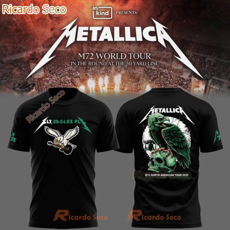 Metallica X Eagles M72 North American Tour 2025 T-shirt mPrHMwQ