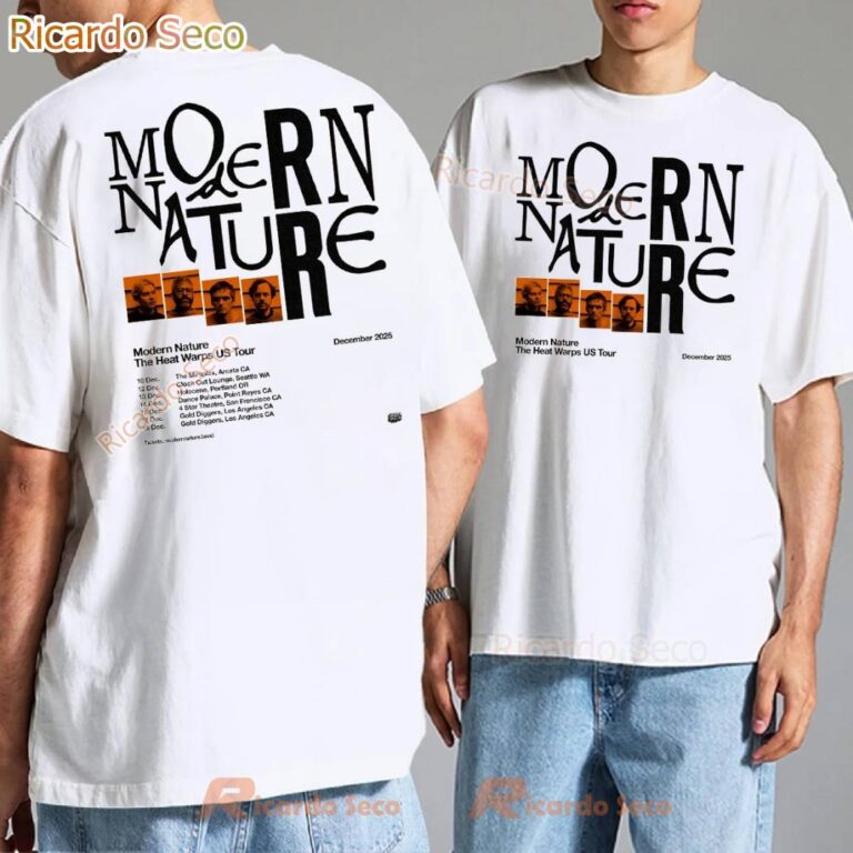 Modern Nature The Heat Warps Us Tour 2025 T-shirt P2hKaMF