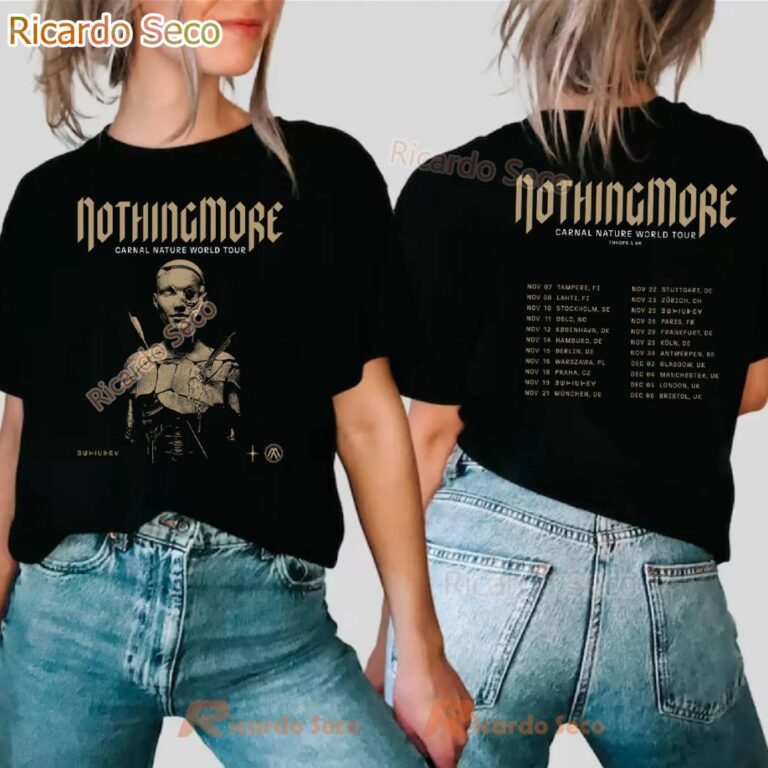 Nothing More Carnal Nature World Tour 2026 Europe & Uk T-shirt-a gCksj52