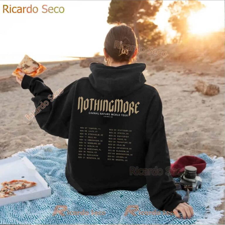 Nothing More Carnal Nature World Tour 2026 Europe & Uk T-shirt-x QJUWpGn