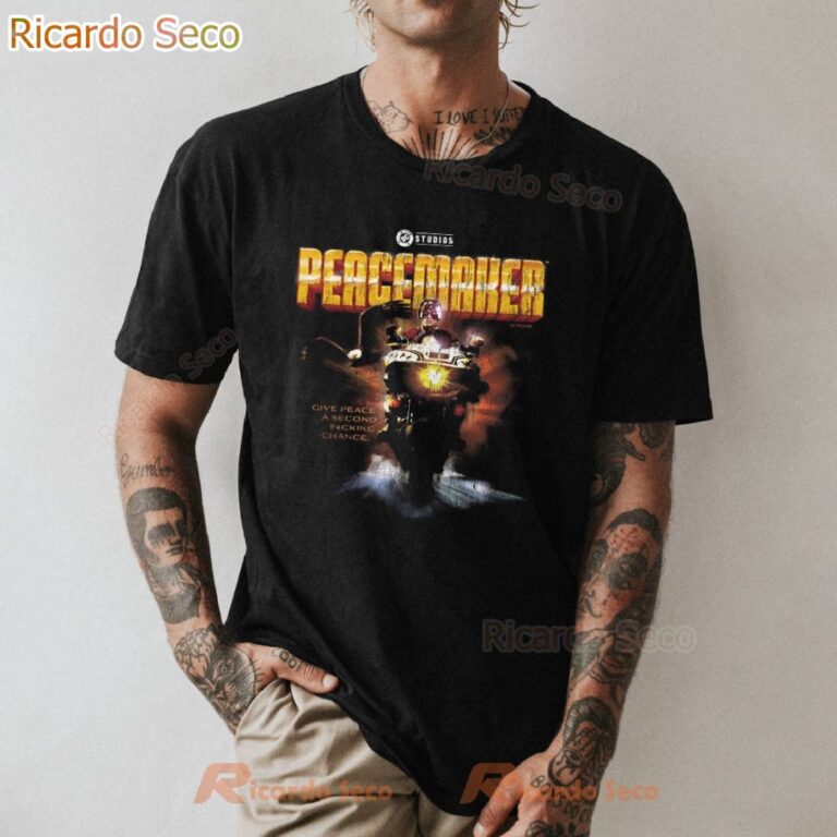 Peacemaker Give Peace A Second Fucking Chance T-shirt-a 5NgQXRm