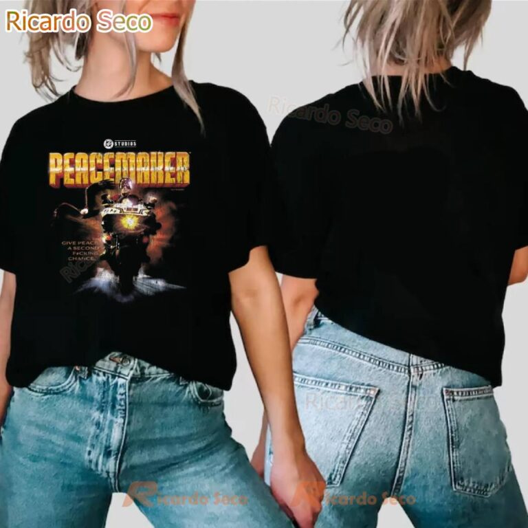 Peacemaker Give Peace A Second Fucking Chance T-shirt RJX6jyf