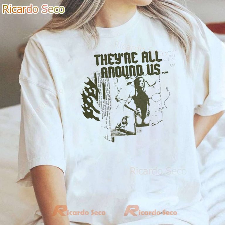 Poppy 2025 They're All Around US Tour T-shirt-a vlJt3qE