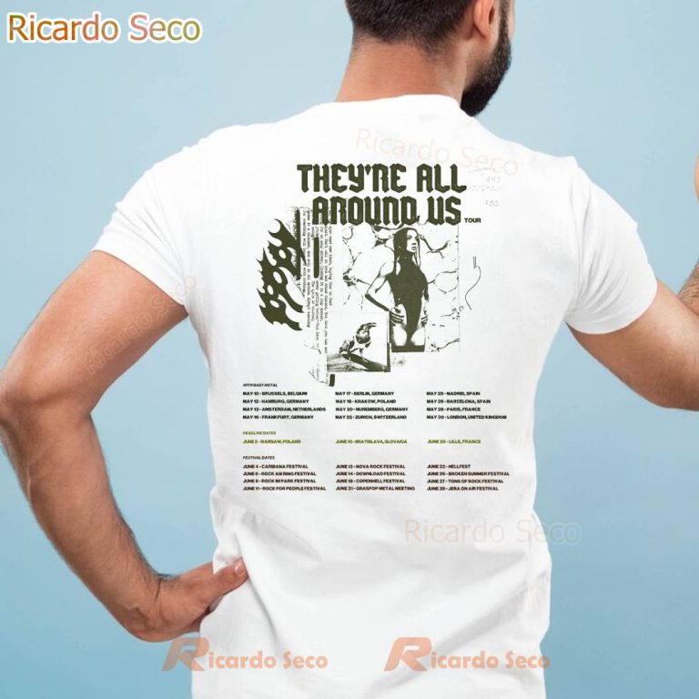 Poppy 2025 They're All Around US Tour T-shirt-b u8NHDa3