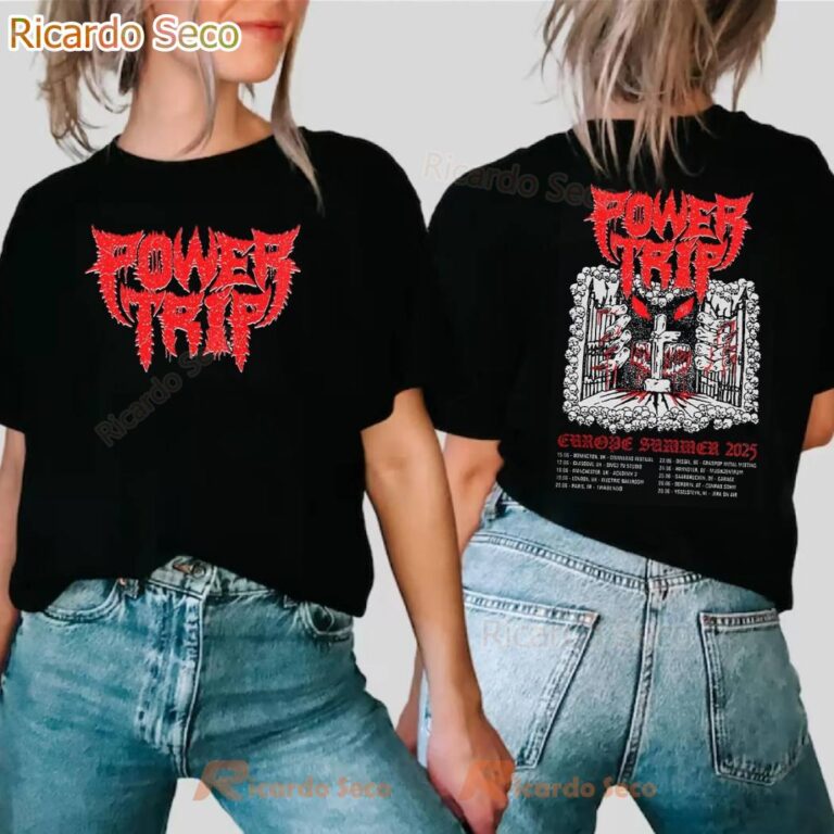 Power Trip Europe Summer 2025 Tour 2025 T-shirt-b QOBxqUM