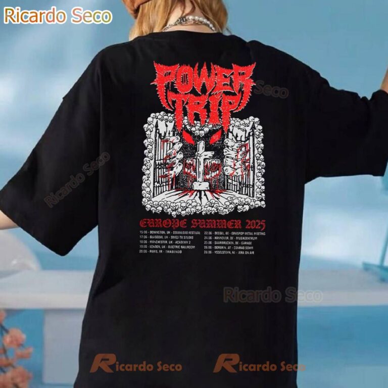 Power Trip Europe Summer 2025 Tour 2025 T-shirt-c 6W9dNsZ
