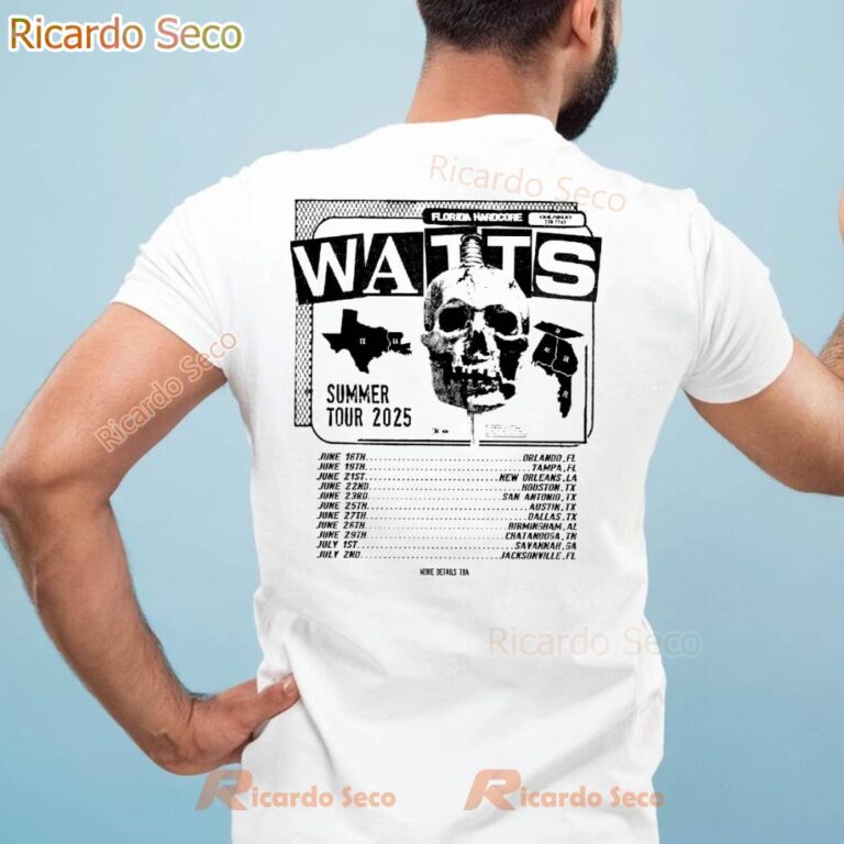 Punk Watts Summer Tour 2025 T-shirt-c h8MkoTB