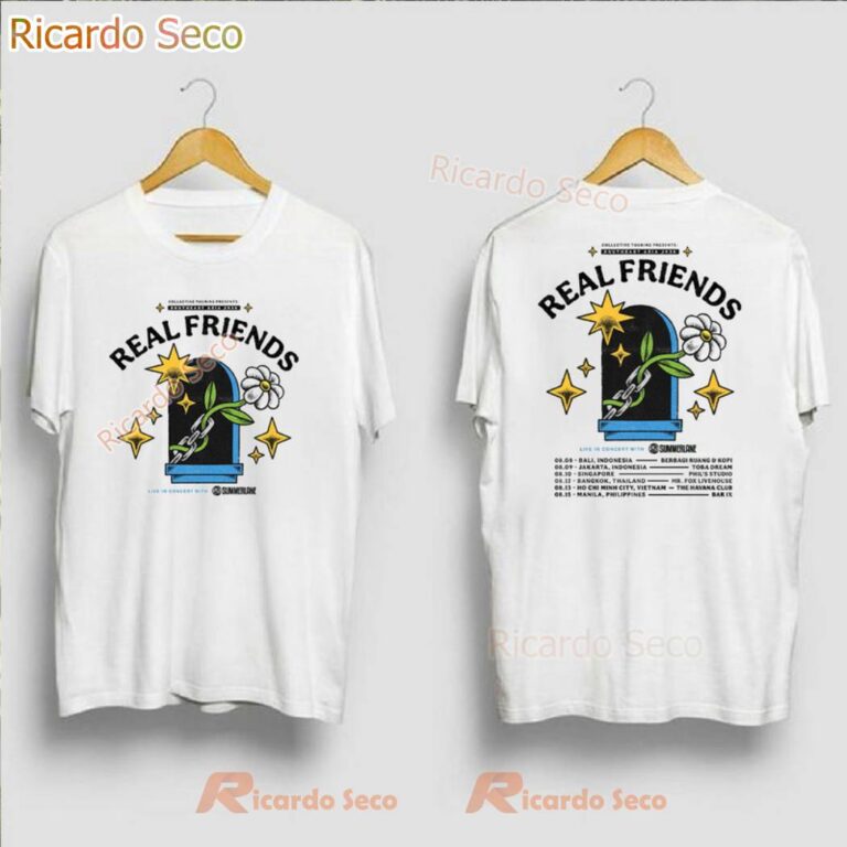Real Friends Southeast Asia Tour 2025 With Summerlane T-shirt EsSHL3U
