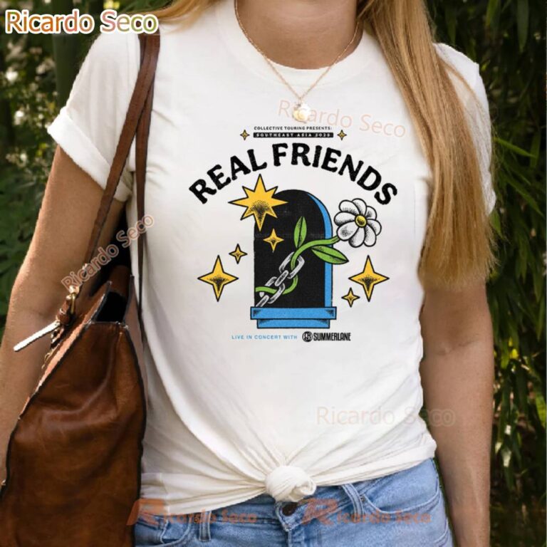 Real Friends Southeast Asia Tour 2025 With Summerlane T-shirt-a fwRbUvl