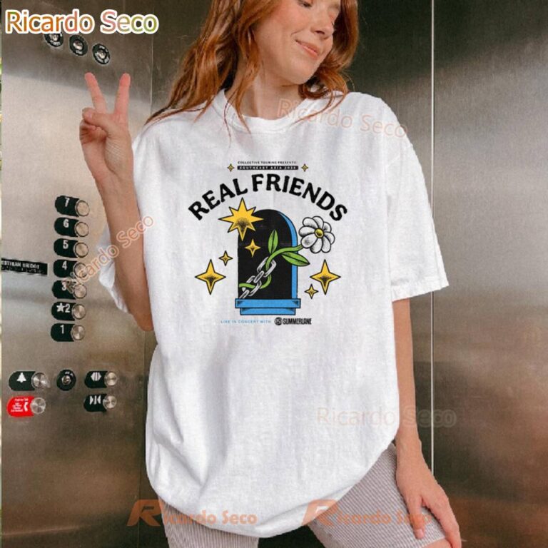Real Friends Southeast Asia Tour 2025 With Summerlane T-shirt-c VDn8MJY