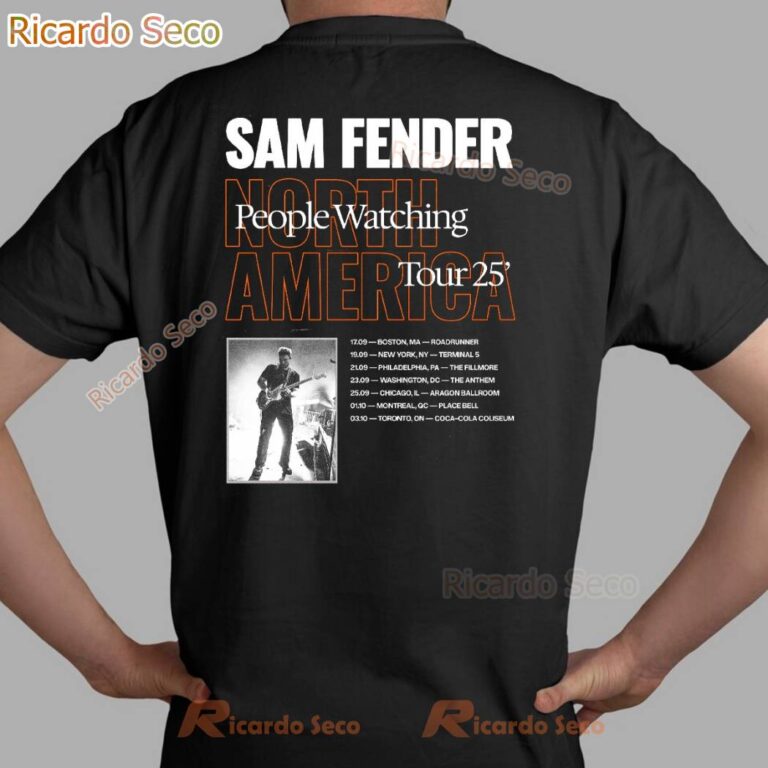 Sam Fender People Watching Tour 2025 T-shirt-b yqgsGzP