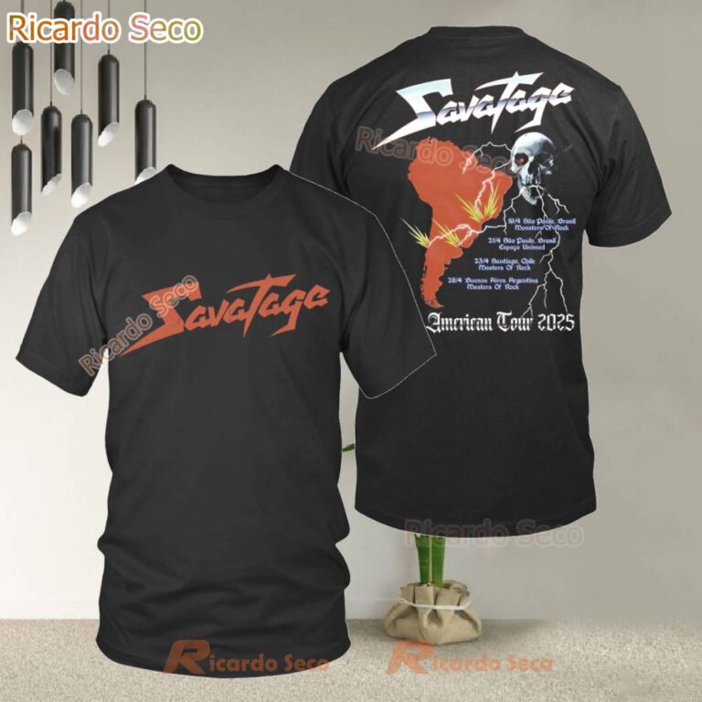 Savatage South American 2025 Tour T-shirt 18wQzo3