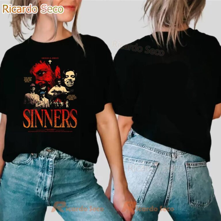 Sinners 2025 Michael B Jordan You Keep Dancing With The Devil T-shirt-b iDWu8yU