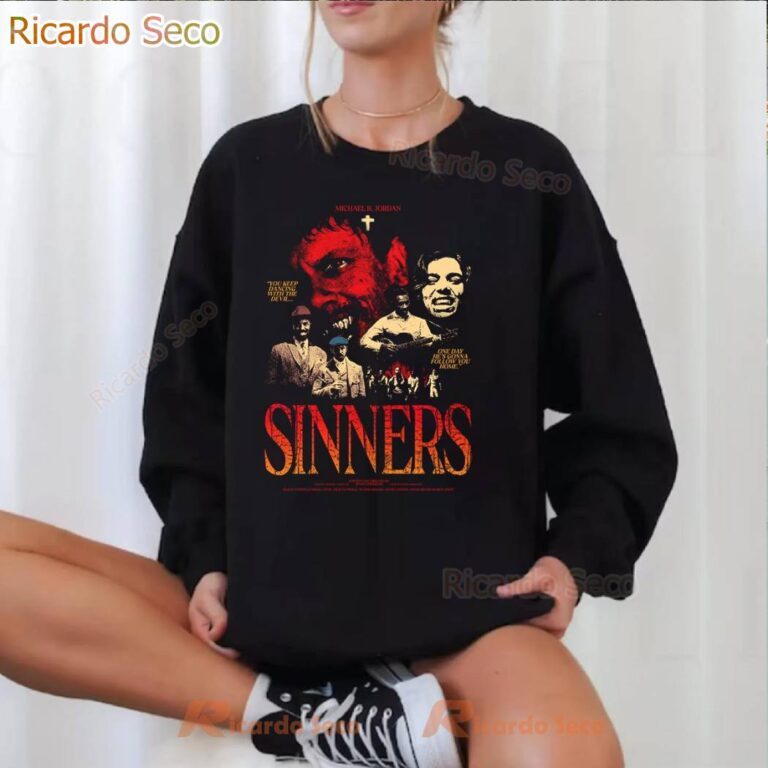 Sinners 2025 Michael B Jordan You Keep Dancing With The Devil T-shirt DubVOXK