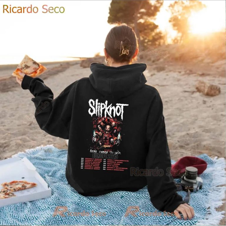 Slipknot Europe 2025 Tour Limited Edition Shirt-c sWeJ8NS