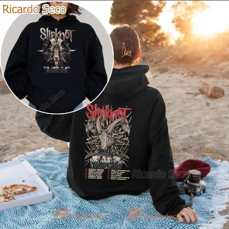 Slipknot Here Come The Pain Europe 2025 Tour T-shirt-b 2pIhbcl