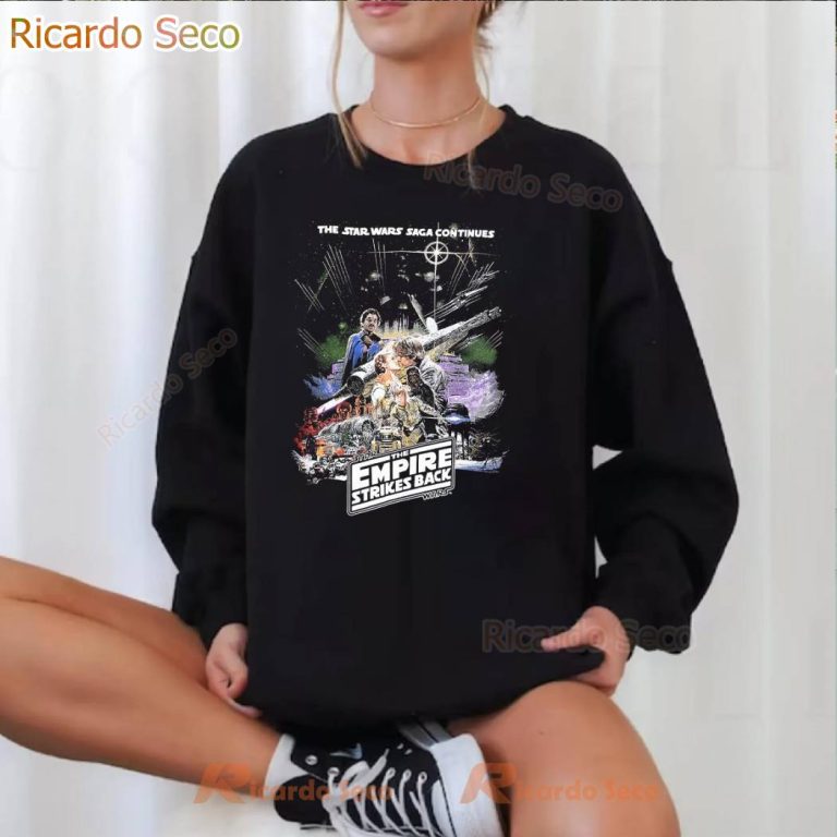 Star Wars The Empire Strikes Back The Star Wars Saga Continues T-shirt. Sweater, Mug vy7VjRT