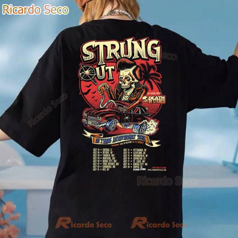 Strung Out 35 Years Anniversary Tour 2025 T-shirt-x mVltWyY