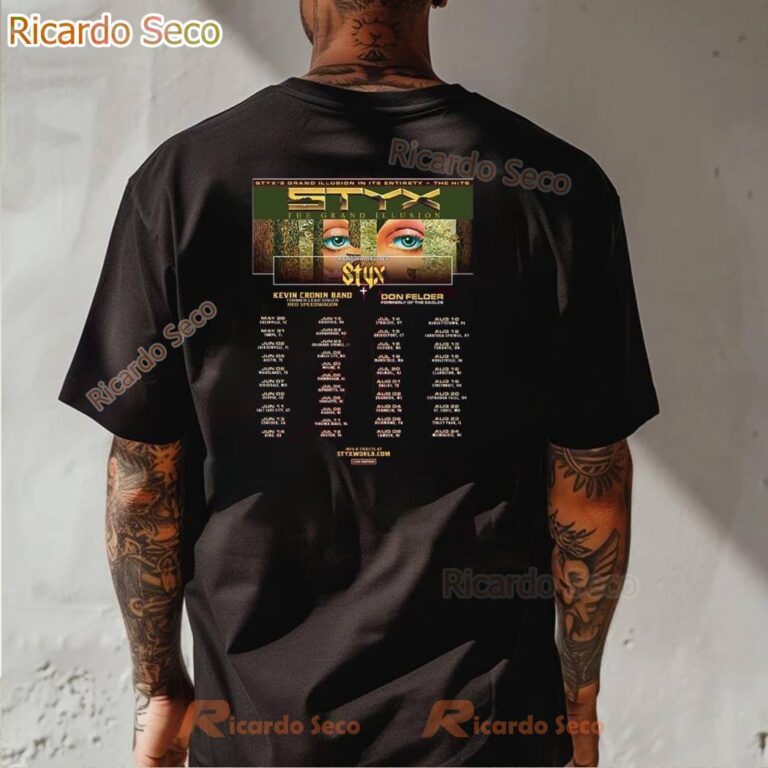 Styx Band Tour 2025 Unisex T-shirt-b 1Js2F7I
