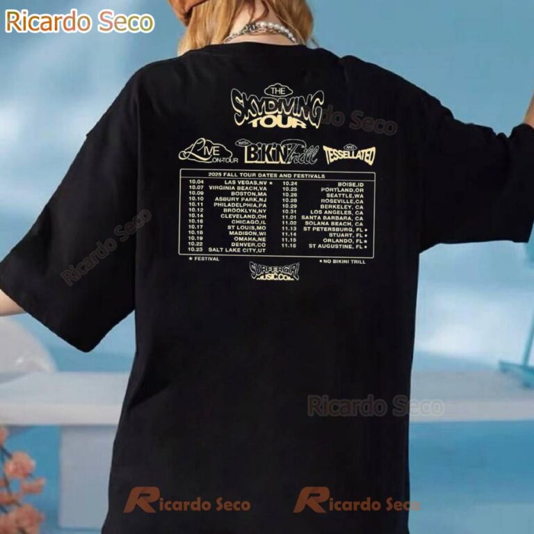 Surfer Girl The Skydiving 2025 Tour T-shirt-c hxHOvmY