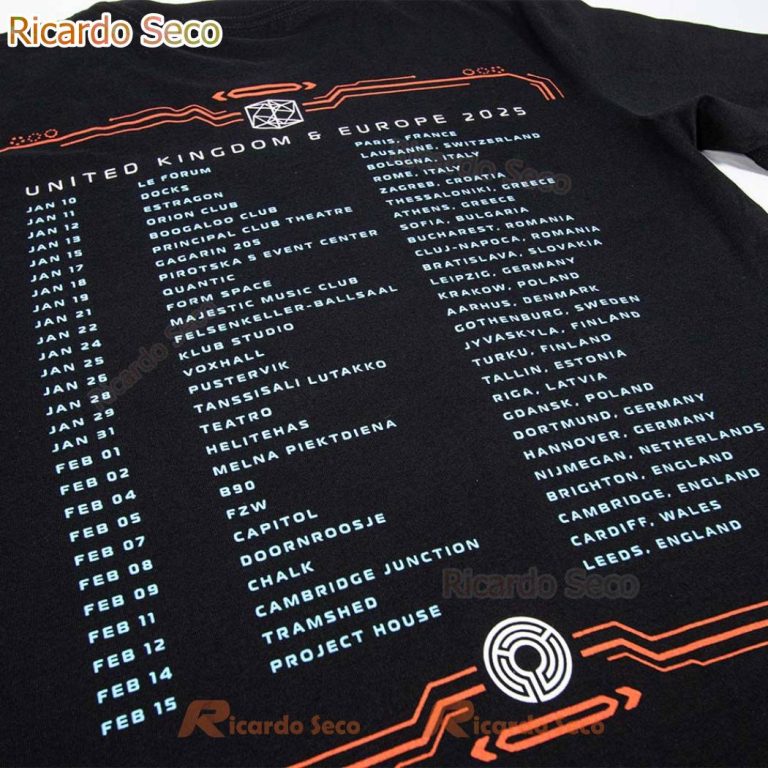 Tesseract Skull Astronaut Tour 2025 T-shirt-b anxPetR