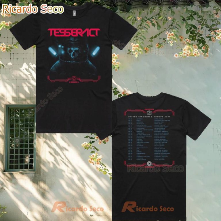 Tesseract Skull Astronaut Tour 2025 T-shirt fACdvux