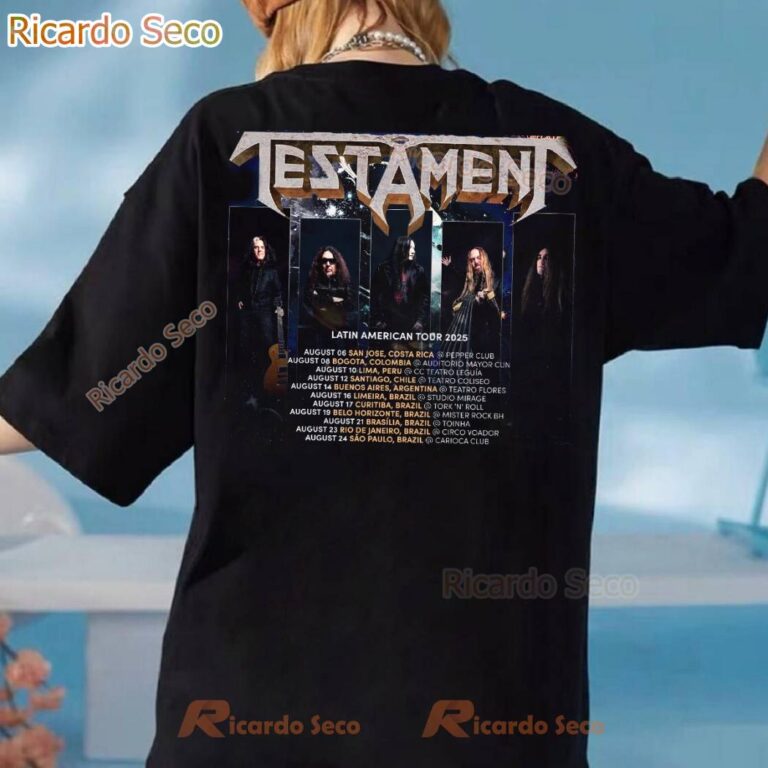 Testament Latin American Tour 2025 T-shirt-b CNIOZmR