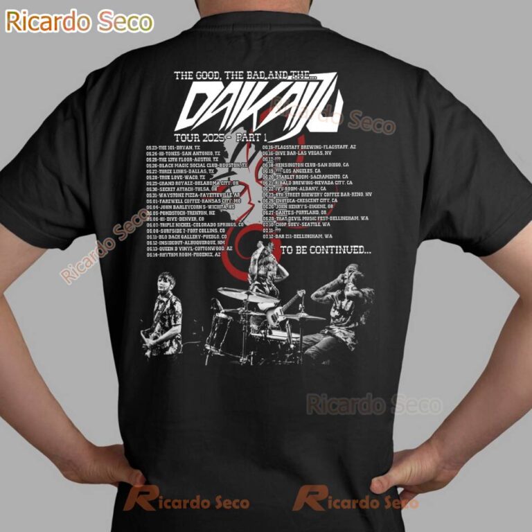 The Good The Bad And The Daikaiju Tour 2025 T-shirt-x Llw8mBt